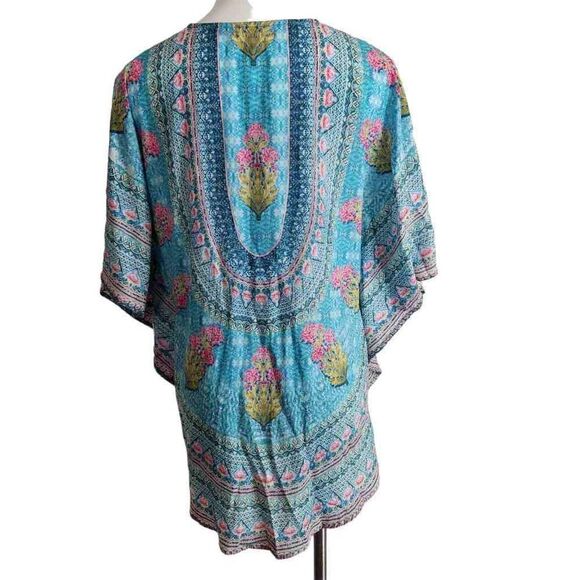 Tolani Collection shirt size XXS colorful kaftan - Picture 3 of 8